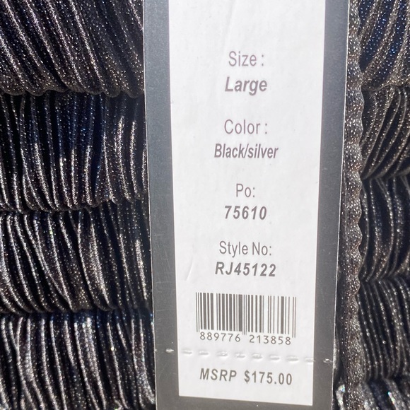 Romeo & Juliet Couture shimmering grey/silver evening gown / L / NWT - Picture 12 of 14